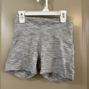 Heathered Gray Lulu Lemon Bike Shorts